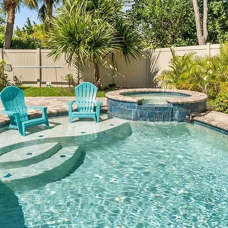 Pool & Hottub Golf Cart Included Close To Beach